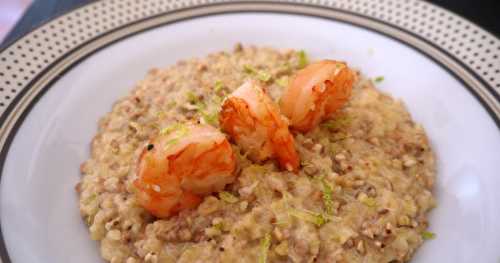 Risotto de kasha, boulgour et lait de coco