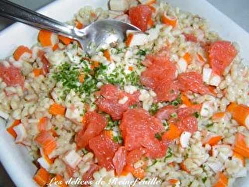 Salade d'Ebly au surimi