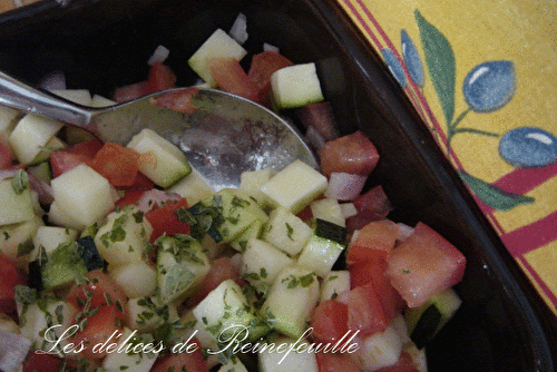 Salade de courgettes à la provençale