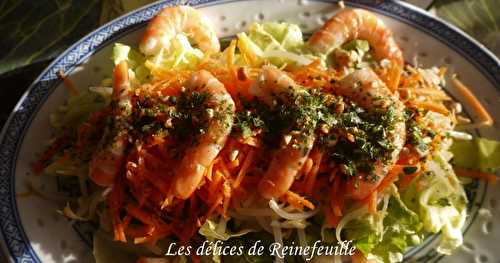 Salade vietnamienne aux crevettes