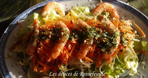 Salade vietnamienne aux crevettes