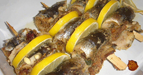 Sardines à la beccafico