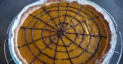 Tarte d'halloween au potimarron