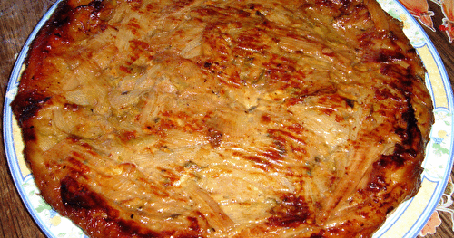 Tatin d'endives au roquefort