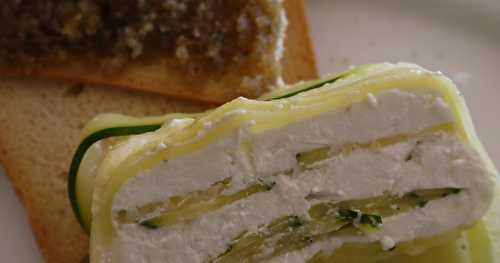 Terrine de courgettes au chévre