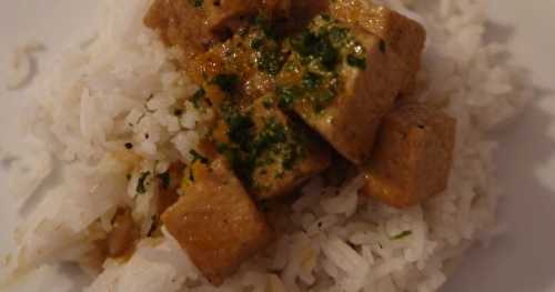 Tofu sauté à l'orange