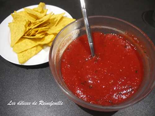 Sauce salsa maison, simple et rapide