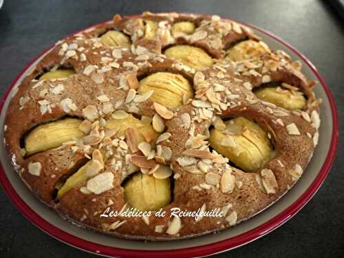 Gâteau yaourt aux pommes (végétalien)