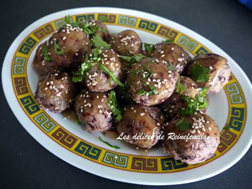 Boulettes de haricots rouges