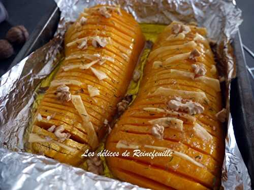 Butternut rôtie  façon Hasselback