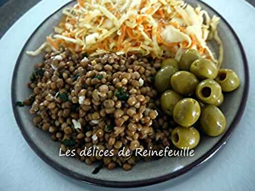 Lentilles à l'ail et au citron (Adas bi-hamod)