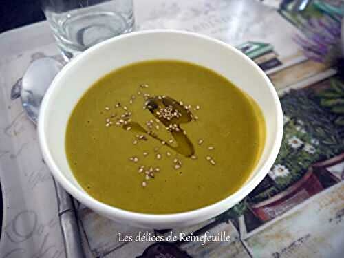 Soupe de fanes de radis (végétal) au thermomix