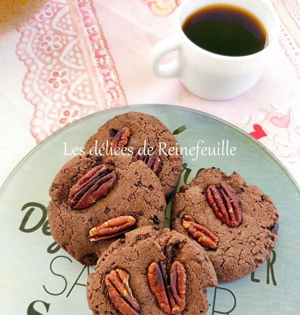 Cookies chocolat et noix de pécan