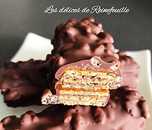 Barres croustillantes choco-caramel