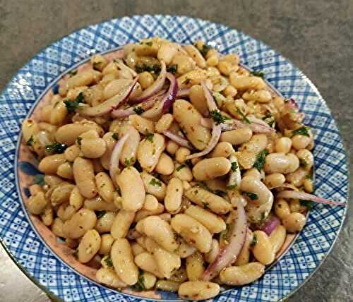 Haricots blancs marinés à la syrienne 