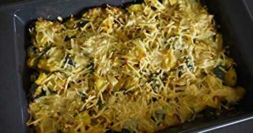 Gratin de courgettes au curry