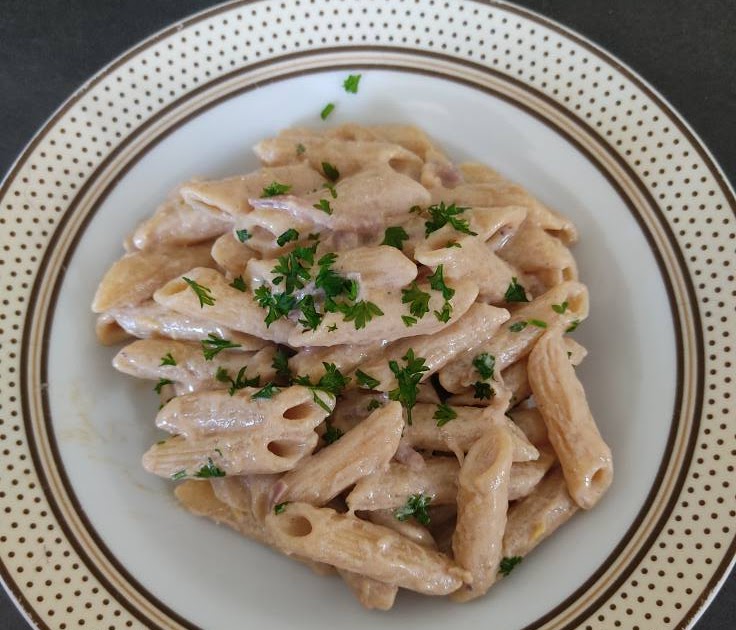 Pâtes sauce crémeuse miso-citron