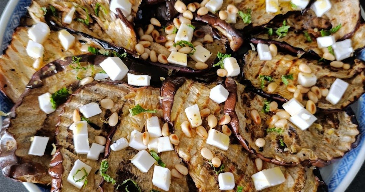 Salade d'aubergines grillées