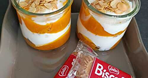 Verrines aux abricots 