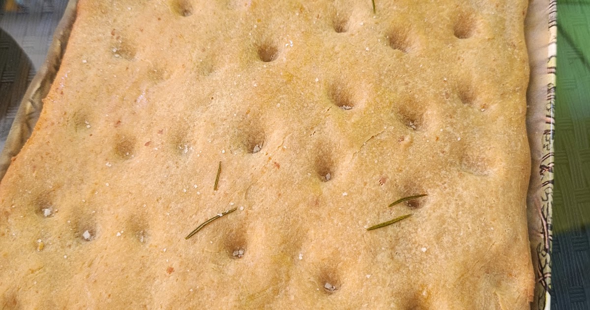 Foccacia aux pois chiches
