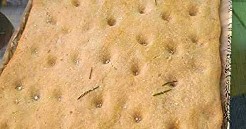 Foccacia aux pois chiches