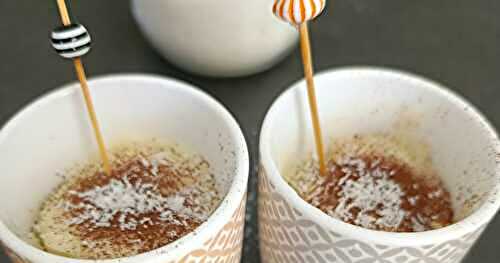 Mug cake vegan à la noix de coco au Thermomix