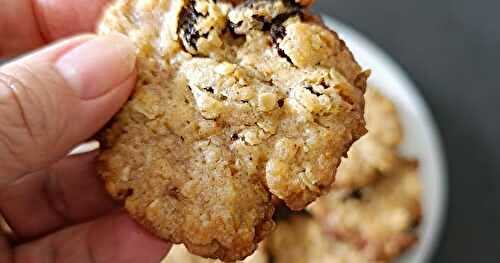Oatmeal raisin shortbreads ou les cookies de The Elder Scrolls