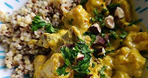 Sauté de butternut au curry