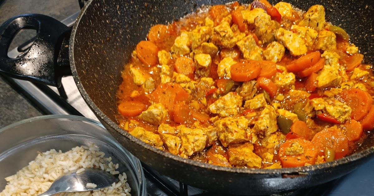 Brown stew tofu ou le ragout jamaïcain au tofu