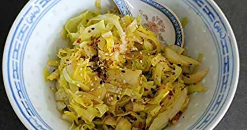 Chou sauté à la taiwanaise