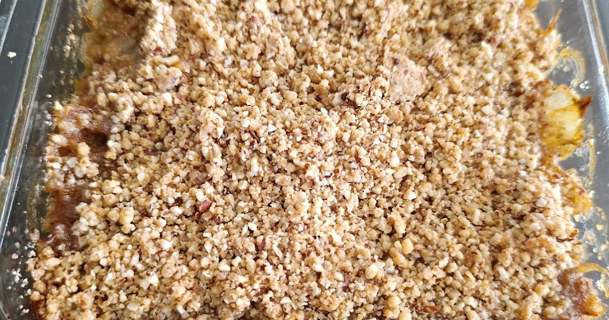 Crumble d'endives fumées aux oignons caramélisés