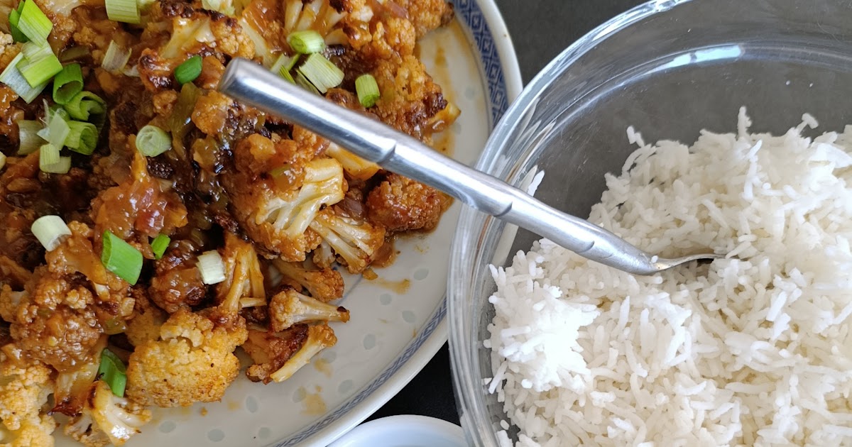 Chou fleur rôti sauce mandchoue