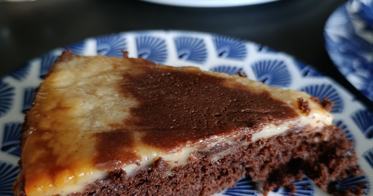 Gâteau impossible (chocoflan) végétalien
