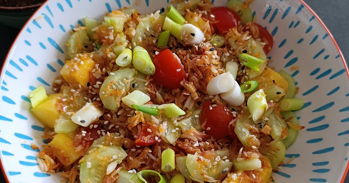 Salade de riz croustillant