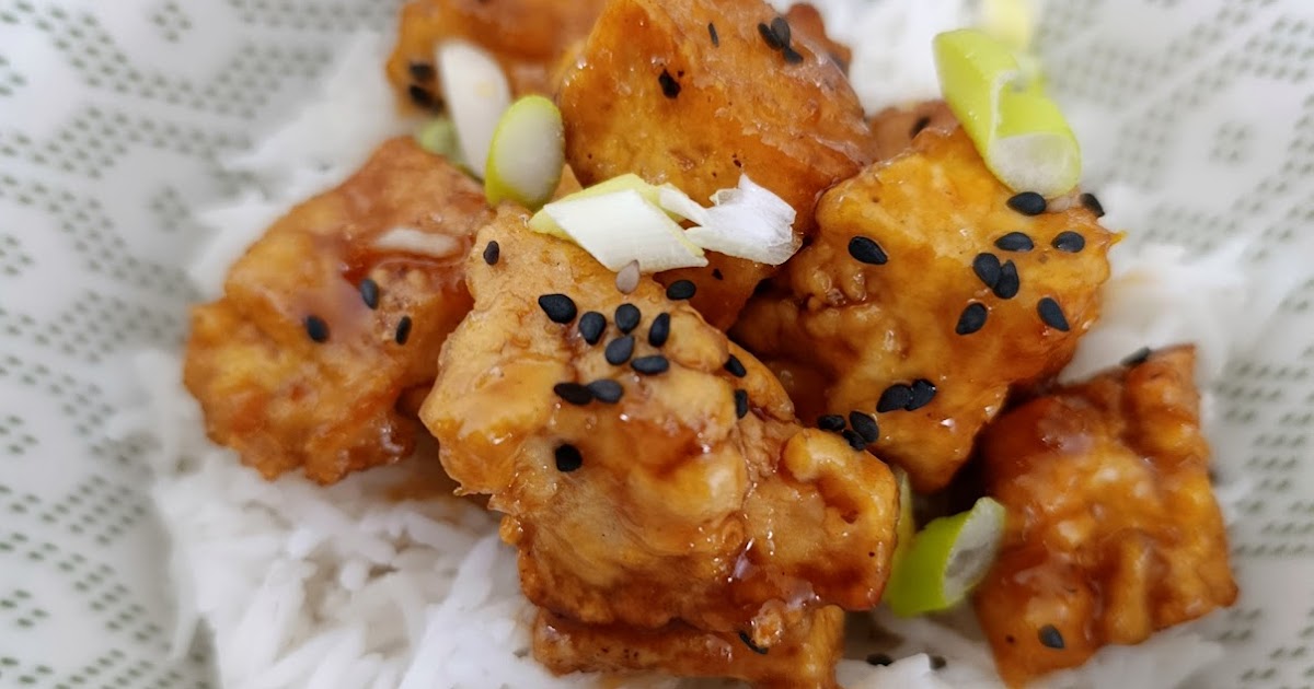 Tofu croustillant à l'orange, simple et rapide !