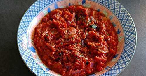 Dip de tomates épicées