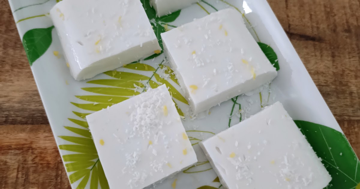 Haupia, le flan traditionnel à la noix de coco (vegan)