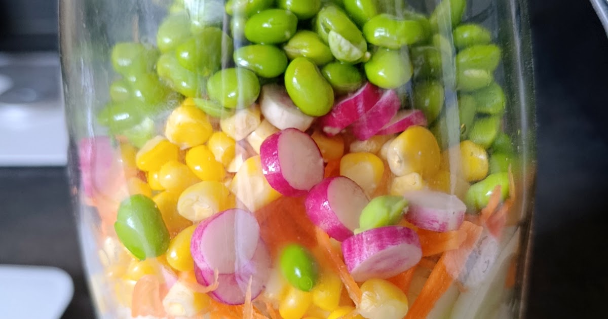 Salade en bocal (vegan)