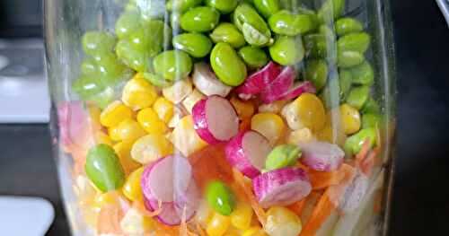 Salade en bocal  (vegan)