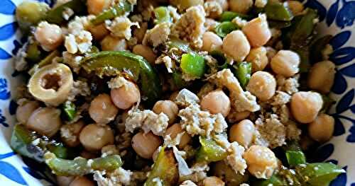 Salade portugaise aux pois chiches (100% végétal)