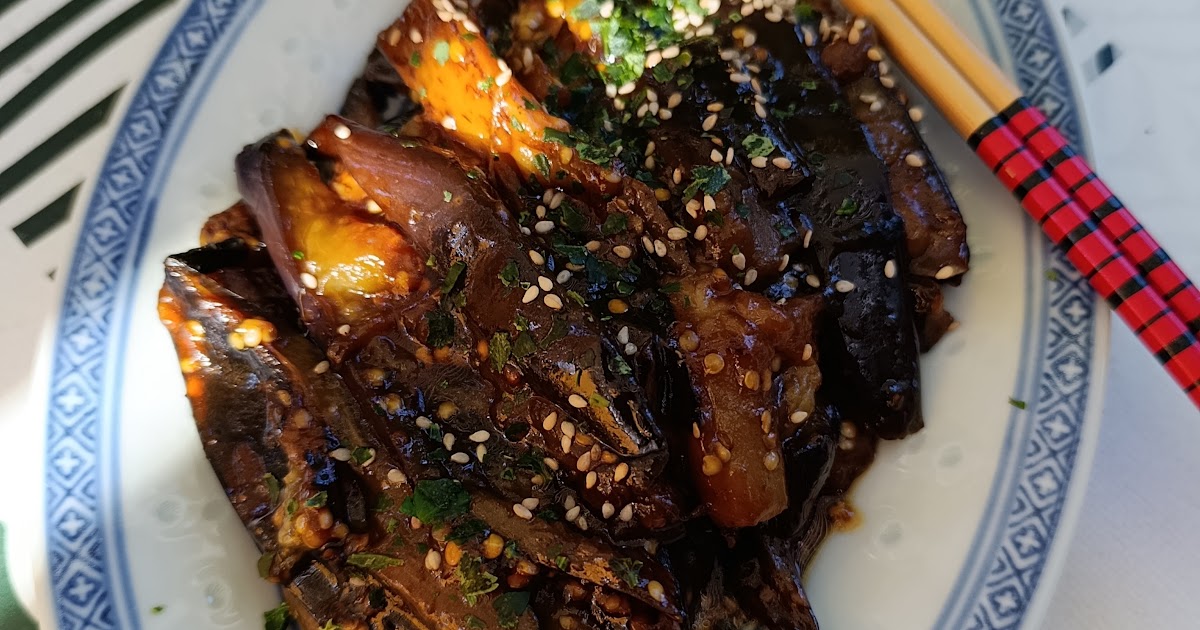 Aubergines laquées à l'asiatique