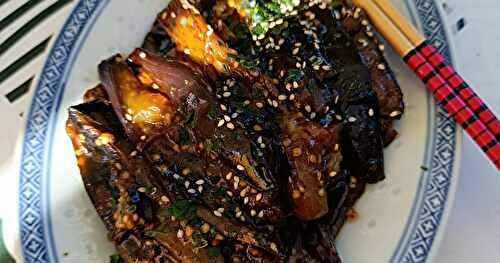 Aubergines laquées à l'asiatique