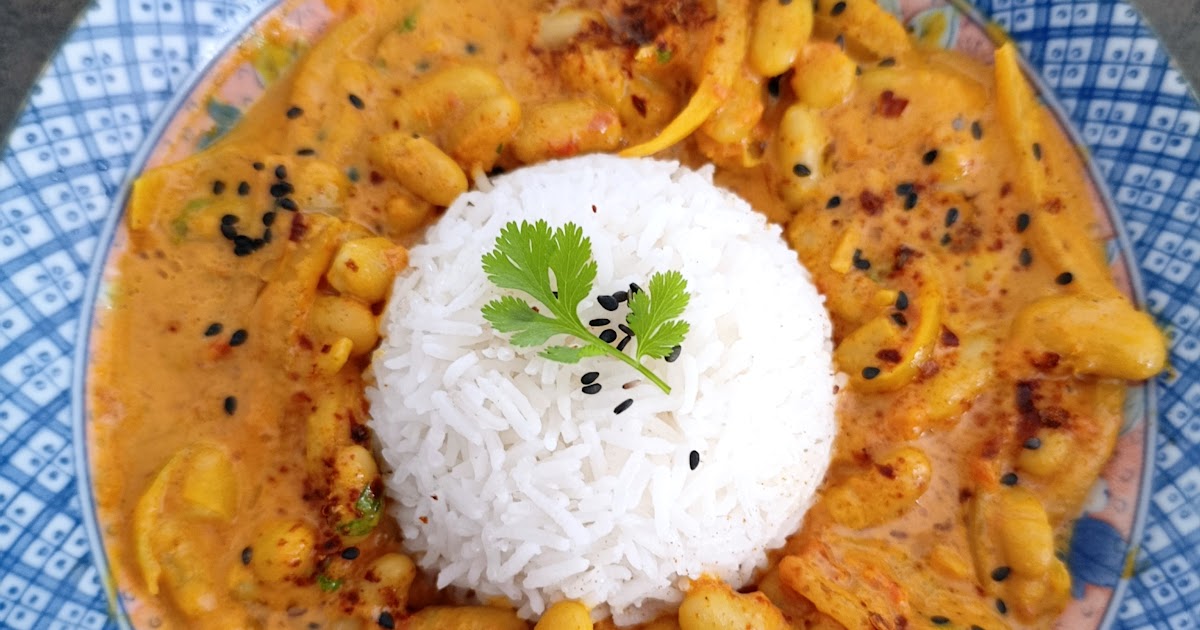Curry de haricots blancs à l'indienne (vegan)
