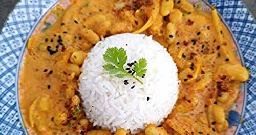 Curry de haricots blancs à l'indienne (vegan)
