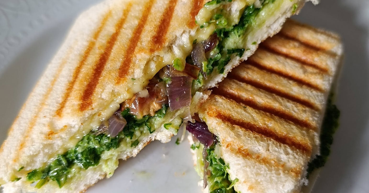 Croque Monsieur aux épinards et oignons confits