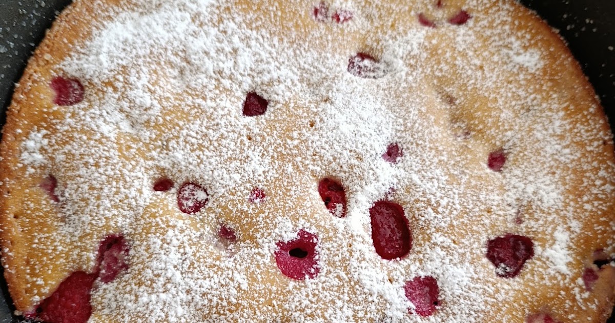 Gâteau vanille framboises (vegan)