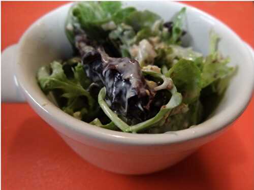 SALADE DE MESCLUN ET SA VINAIGRETTE