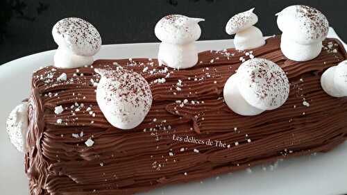 Bûche pâtissière chocolat