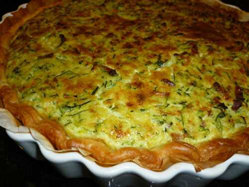 Tarte aux courgettes