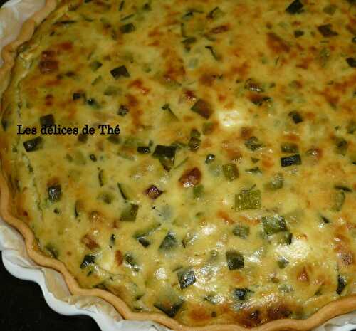 Tarte courgettes et feta